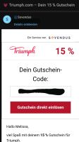 Triumph 15% Rabattcode Bayern - Ansbach Vorschau