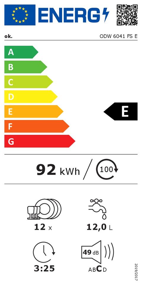 OK. ODW 6041 FS E Geschirrspüler Freistehend Unterbaufähig 60cm in Köln