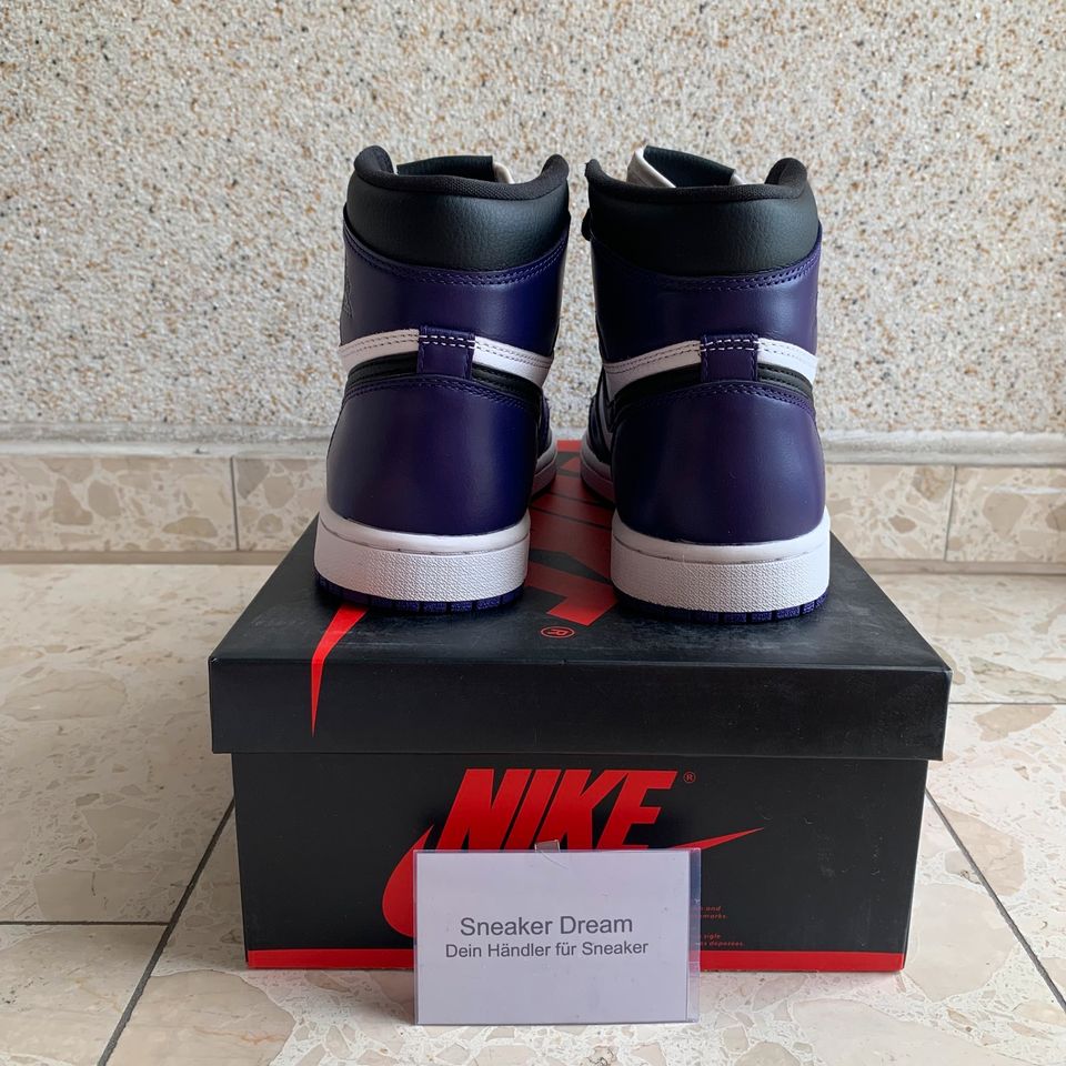 Nike Air Jordan 1 Court Purple 40.5 Händler ✅ in Gelsenkirchen