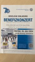 Benefizkonzert Polizeiorchester Bayern 26.07.24 Würzburg Bayern - Würzburg Vorschau