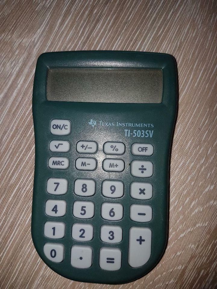 Solar Taschenrechner Texas Instruments  TI-503SV in Büdelsdorf