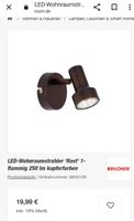 2x Briloner Wandleuchte Strahler Spots Braun metallic toom  Led Nordrhein-Westfalen - Recke Vorschau