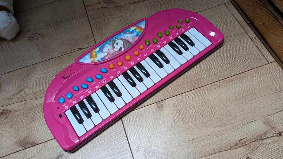 Kinder Keyboard Einhorn Pink in Wetter (Ruhr)