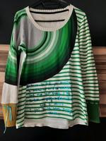 Desigual Pullover, Gr. XL, weiß/grün Bayern - Aurach Vorschau