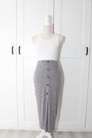 Shein Rock Gr. XS S  34 36 grau meliert Knöpfe Neu Nordrhein-Westfalen - Gelsenkirchen Vorschau