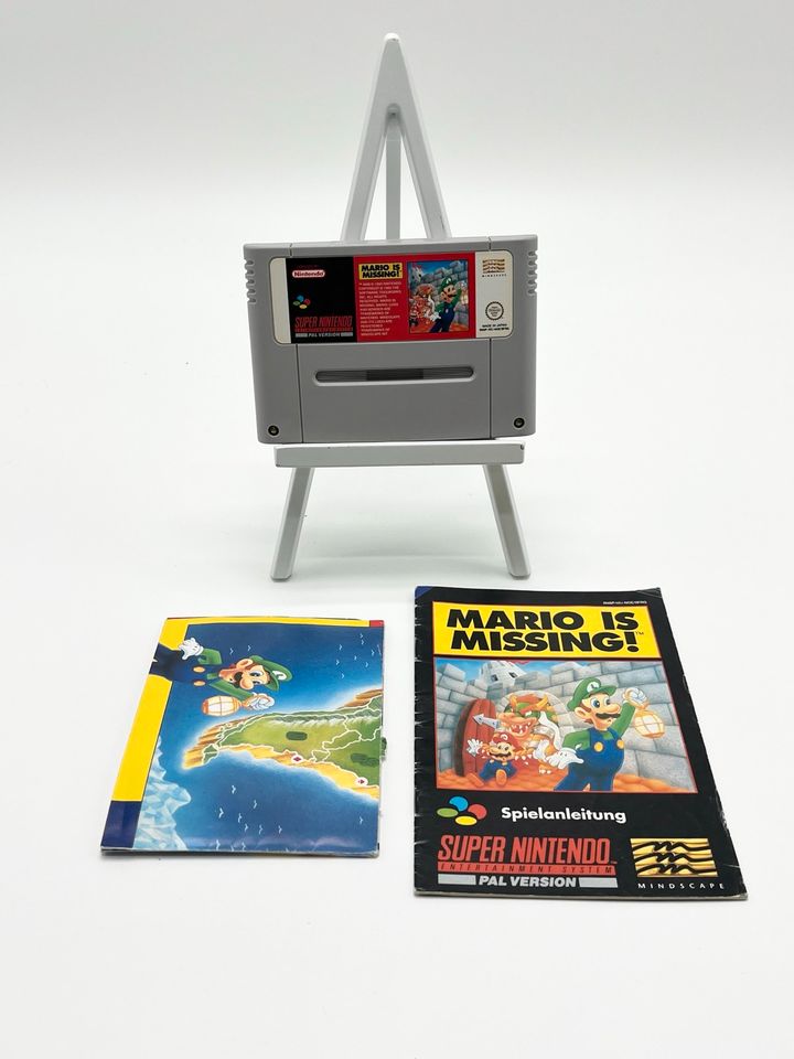 Super Nintendo SNES Spiel Mario is Missing! mit Anleitung in Filderstadt