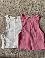 Pull&Bear Tops im Set (weiß & pink) Hessen - Gießen Vorschau
