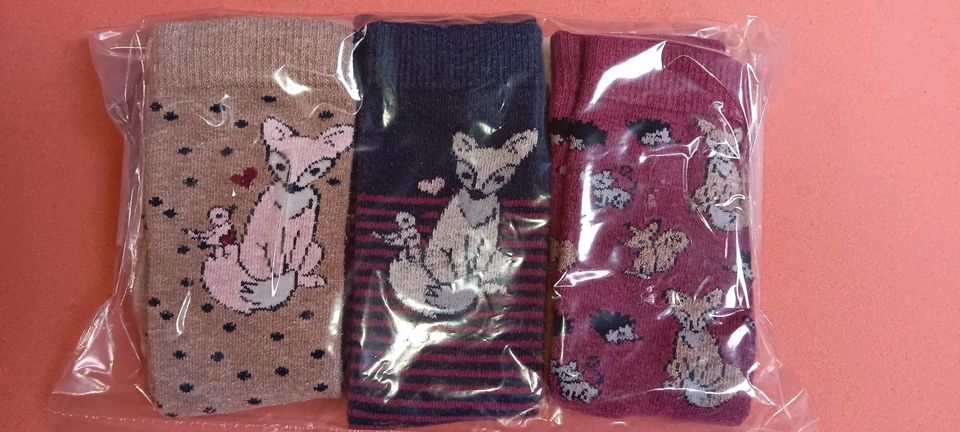 3 Paar Socken Kniestrümpfe Fuchs Füchse Gr. 23-26 in Engelskirchen