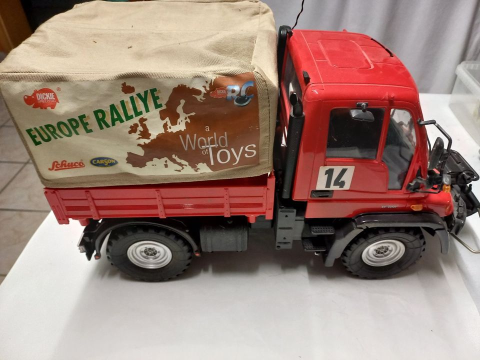 RC Unimog Mercedes Rally 1:12 DICKiE  Linde Gabelstapler in Oberhausen