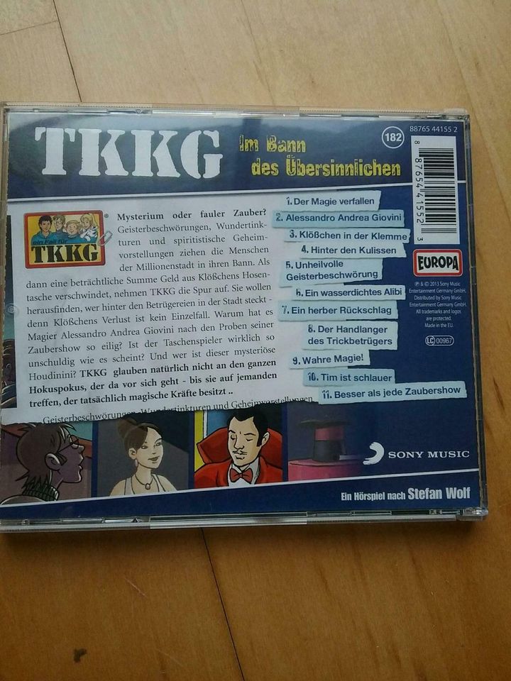 Kinder CDs / Der Regenbogenfisch /TKKG  182 Im Bann des Übersinn. in Igling