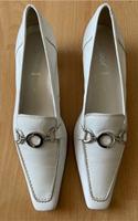 „Gabor“ Echtleder-Pumps,Gr.38(5),reinweiß,neuwertig! Saarland - Riegelsberg Vorschau