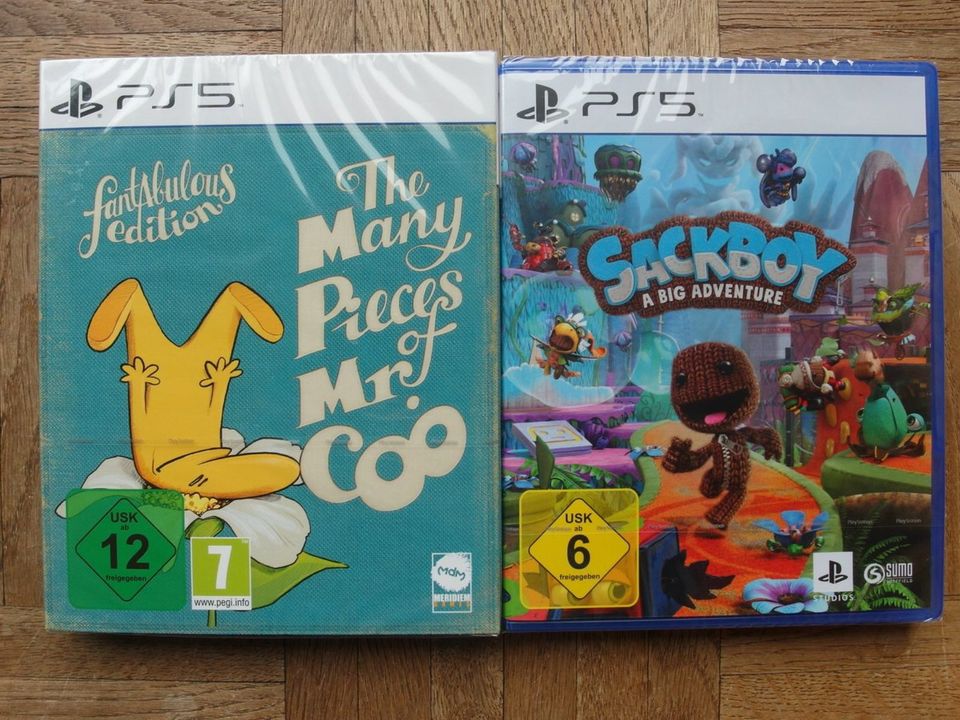 PS5 Spiele Kinder The many Pieces + Sackboy - einz/zusam Top! in Bayerisch Gmain