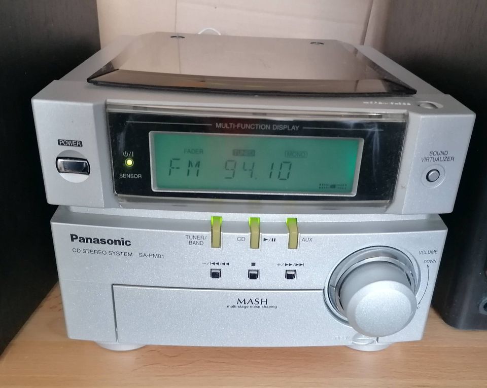 Sonderpreis NUR 29.3.24: Panasonic Radio-CD-Stereoanlage SC-PM01 in Gievenbeck