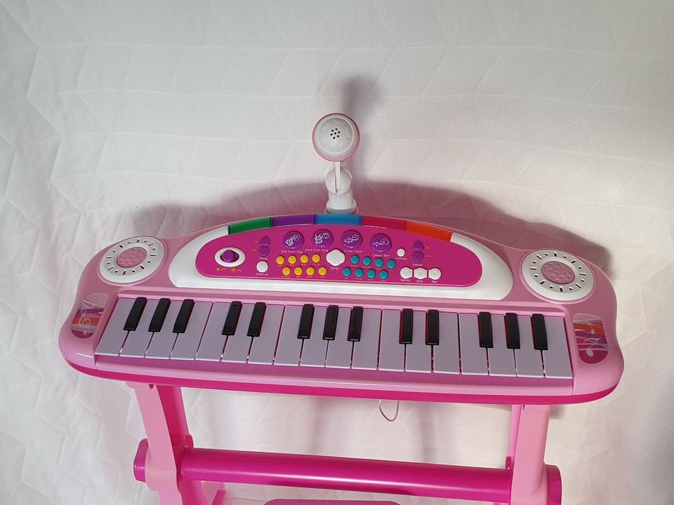 Simba Kinder Stand-Piano Keyboard mit Licht, Sound, Mikrofon in Alfter