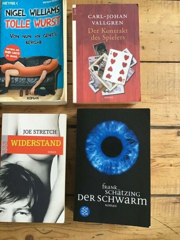 Buchpaket Gemischt Schätzing, Saramago, Stretch, Valgren, William in Hamburg