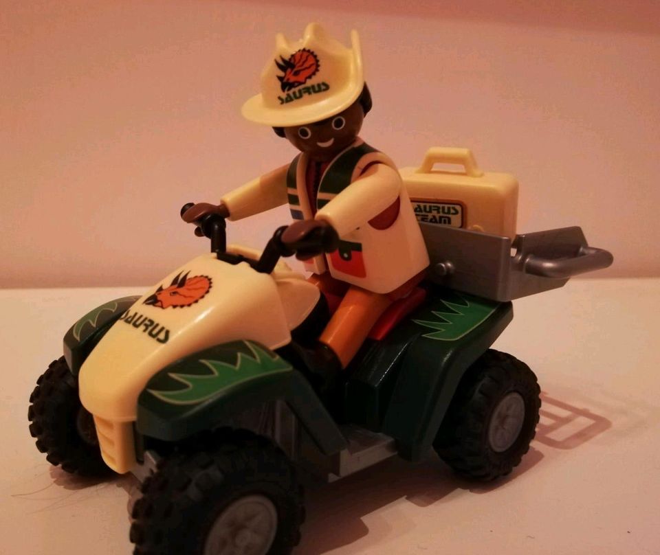 Playmobil Quad, Dino Forscher/ Ranger in Brück