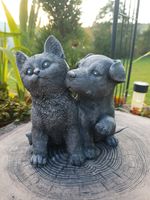 Gartenfiguren Deko Hund mit Katze Art. 0078 Nordrhein-Westfalen - Erndtebrück Vorschau