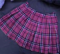 Pinker karierter Faltenrock / pink plaid skirt Niedersachsen - Göttingen Vorschau