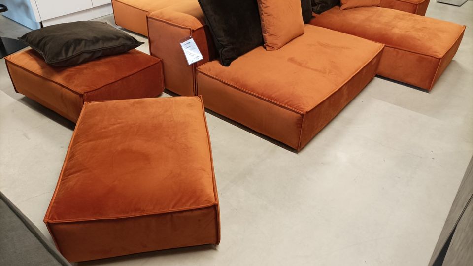 Sofaelemente Puzzle Jolie Rust Designwerk Ausstellungsstück in Pforzheim