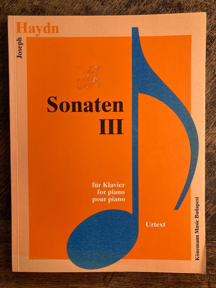 Haydn Sonaten III Klavier Noten ISBN 9638303360 Könemann in Möckmühl