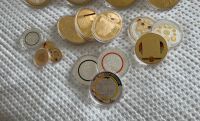 Medaillen / Münzsammlung, 35 Stück 22 Karat vergoldet/versilbert Nordrhein-Westfalen - Meerbusch Vorschau
