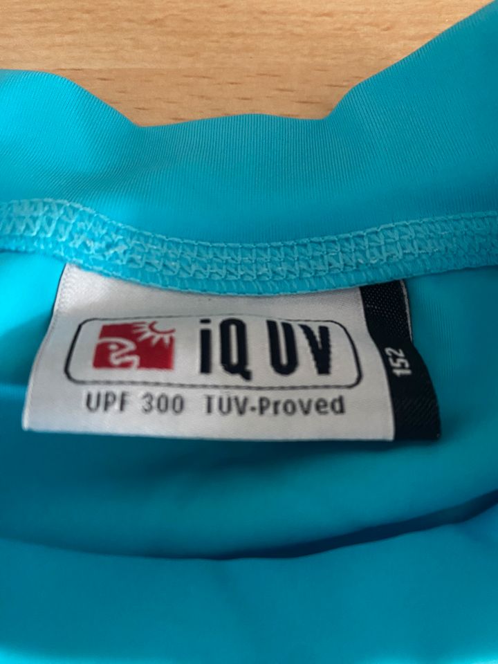 IQ UV Shirt Boardshirt 152 Sonnenschutz UPF 300 Türkis in Bielefeld