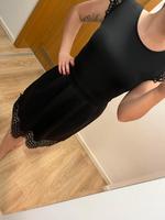 Nur einmal getragenes edles schwarzes Kleid mit toller Spitze Bayern - Augsburg Vorschau
