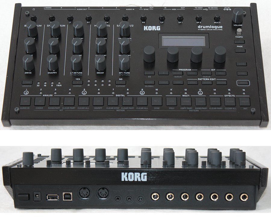 KORG DRUMLOGUE_Hybrid Drum Machine_GrooveBox_Analog + PCM_SDK_NEU in Frammersbach