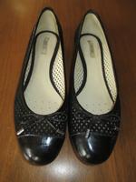 Geox Damen Ballerinas Gr. 37 schwarz Echt Leder luftig leicht Bayern - Barbing Vorschau