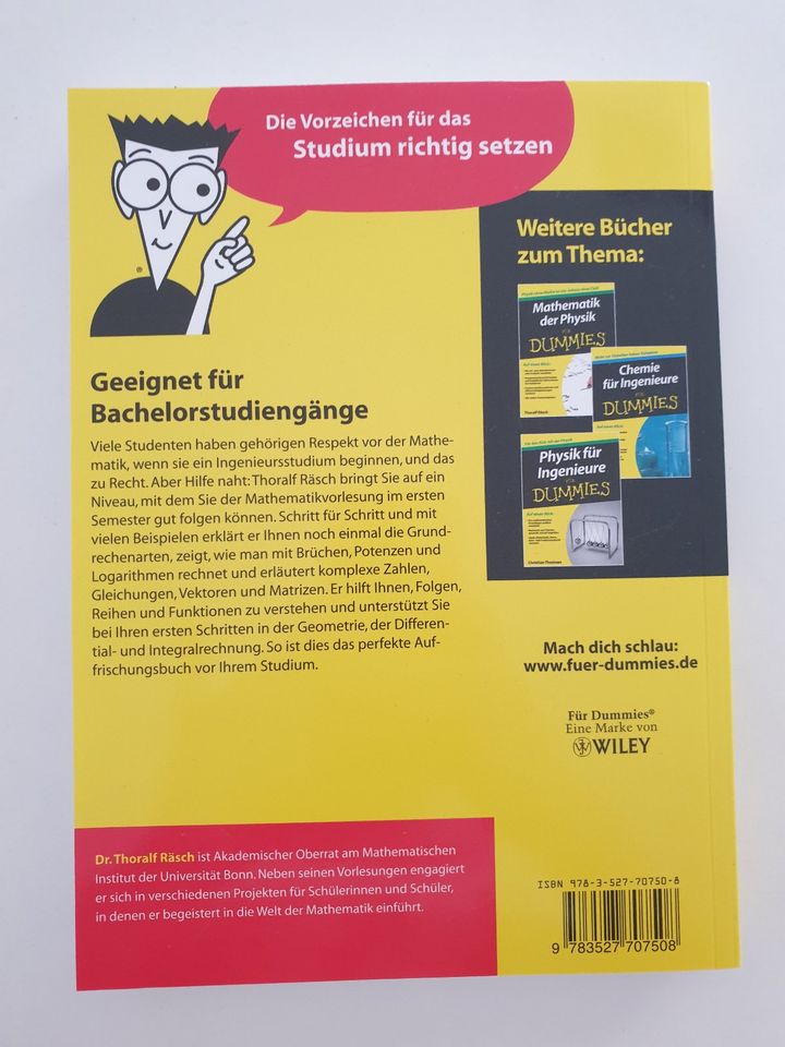 Buch Vorkurs Mathematik für Ingenieure FÜR DUMMIS von T. Räsch in Östringen