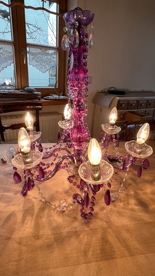 ‼️Aktion‼️ Kronleuchter Lampe Lüster Vintage in Rosenheim