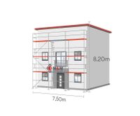 Baugerüst 7,5x8,2 m Gerüst 61,5 qm  Gerüstbau Stirnrahmen # Baden-Württemberg - Schwäbisch Hall Vorschau