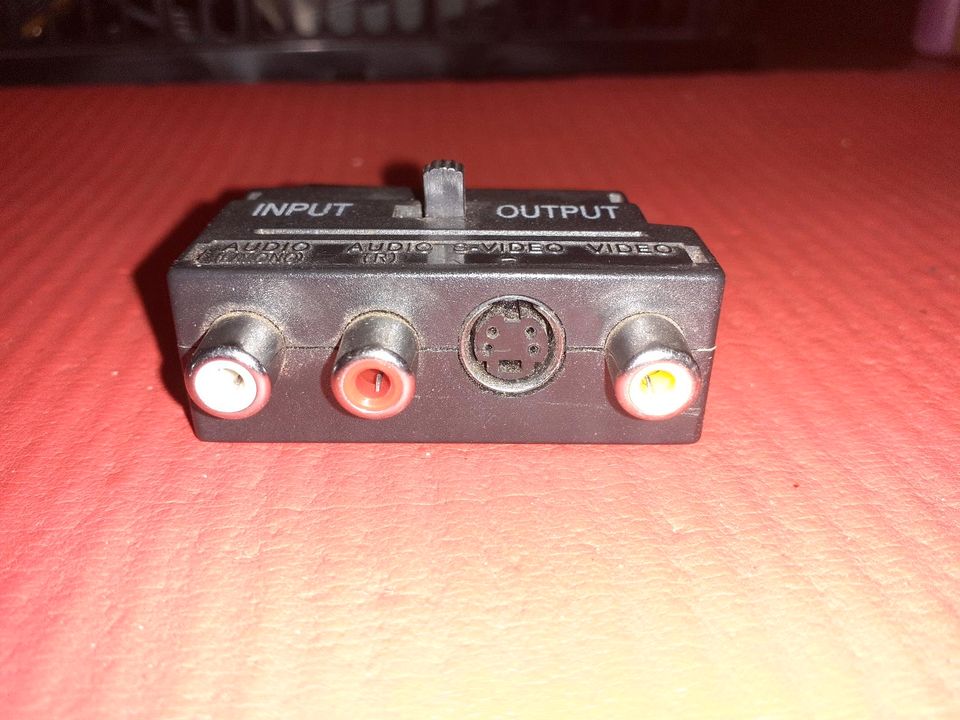 Adapter audio video skart stecker auf 3 Cinch buchse in Abensberg