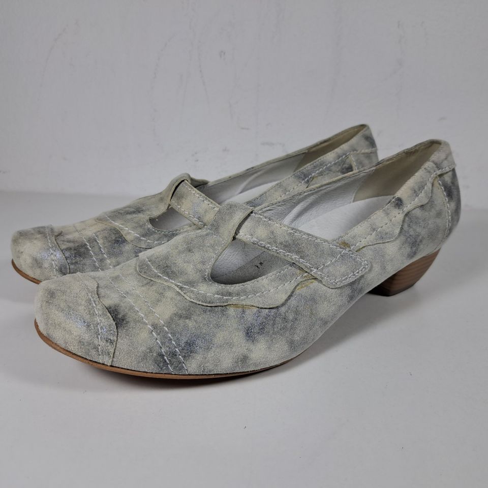 Gerwinia Damen Slipper Pumps Muster Gr. 39 Weite G NEU SALE in Minden