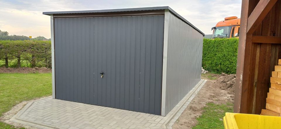 3,5x4,5 Auto GARAGE Stahlkonstruktion Blechgarage Lagerraum PL* in Osnabrück