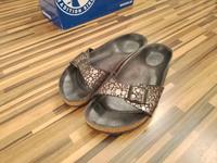 Birkenstock Madrid Schwarz Metallic Stones Gr.38 Damensandale Nordrhein-Westfalen - Hagen Vorschau