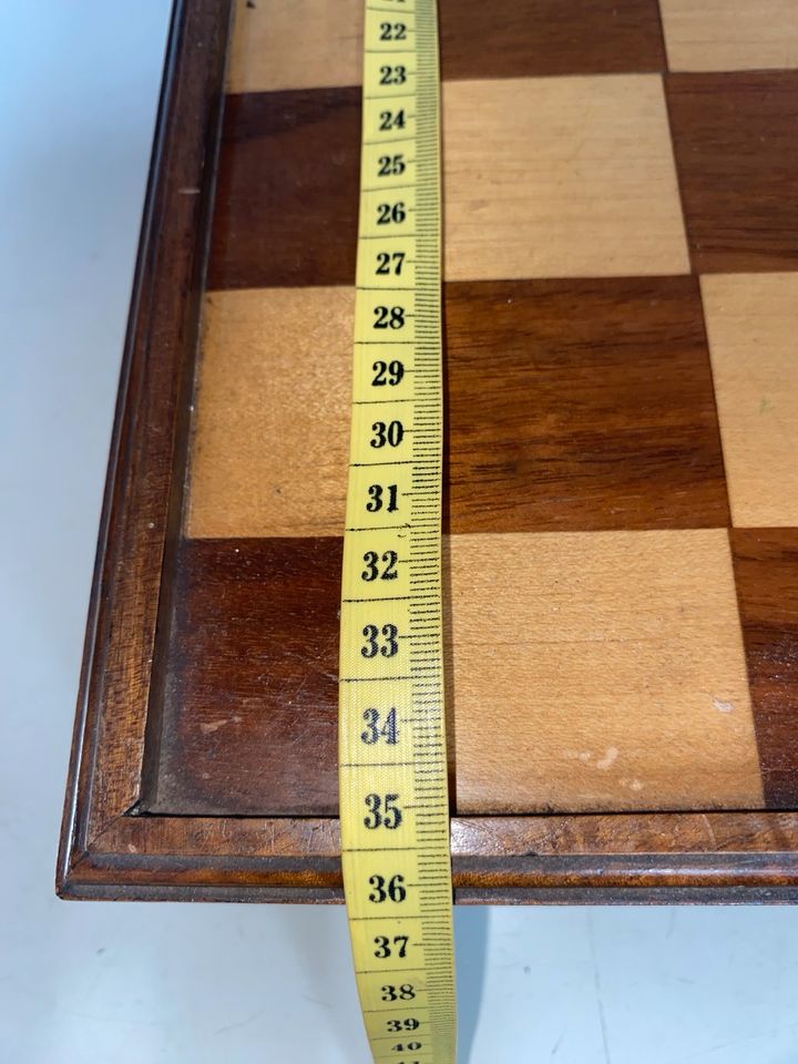 Sehr altes Holz Schachspiel Mühle Backgammon 35 x 35 in Reinbek