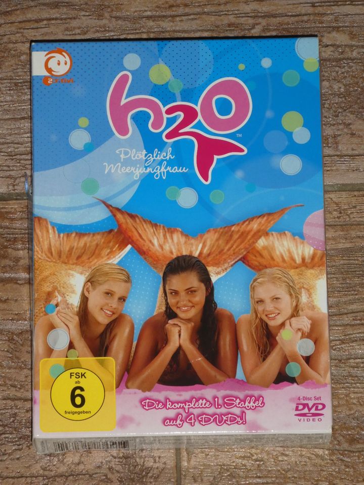 H2O – Plötzlich Meerjungfrau, DVD, komplette 1. Staffel 4 Discs in Petershausen