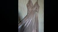 bodenlanges rosa Abendkleid mit Schlitz Dresden - Löbtau-Nord Vorschau