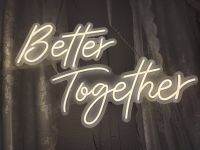 LED "Better Together" zur Miete #Hochzeit, Trauung# Baden-Württemberg - Winnenden Vorschau