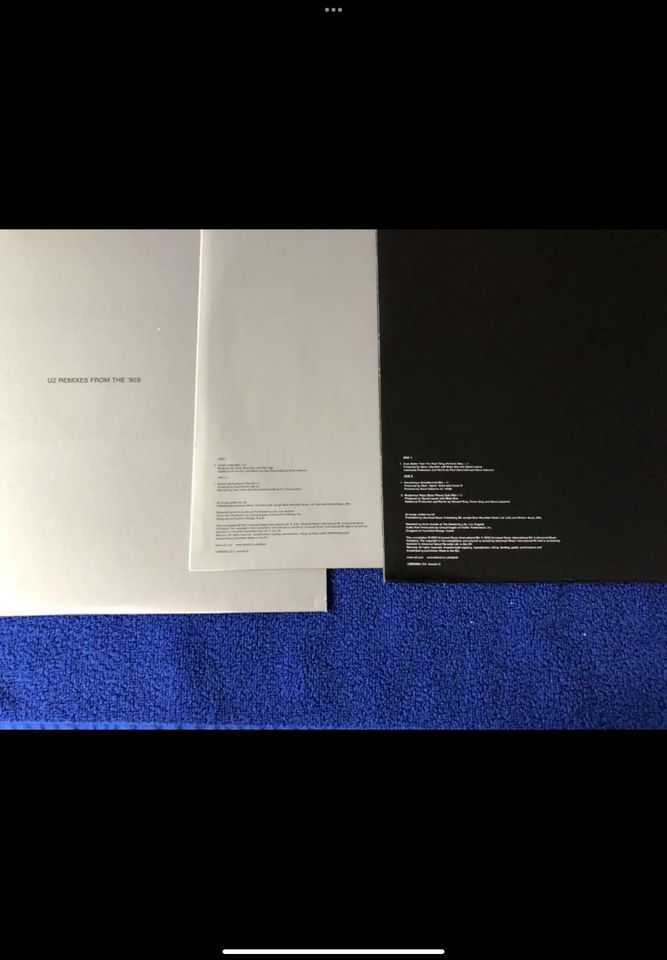 U2 Maxi Single Vinyl Schallplatte 12" Remixes From The 90s-Doppel in München