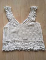 Top MNG M beige Hippie Festival Sommer Ibiza Strick  Shirt Bluse Hessen - Bad Arolsen Vorschau