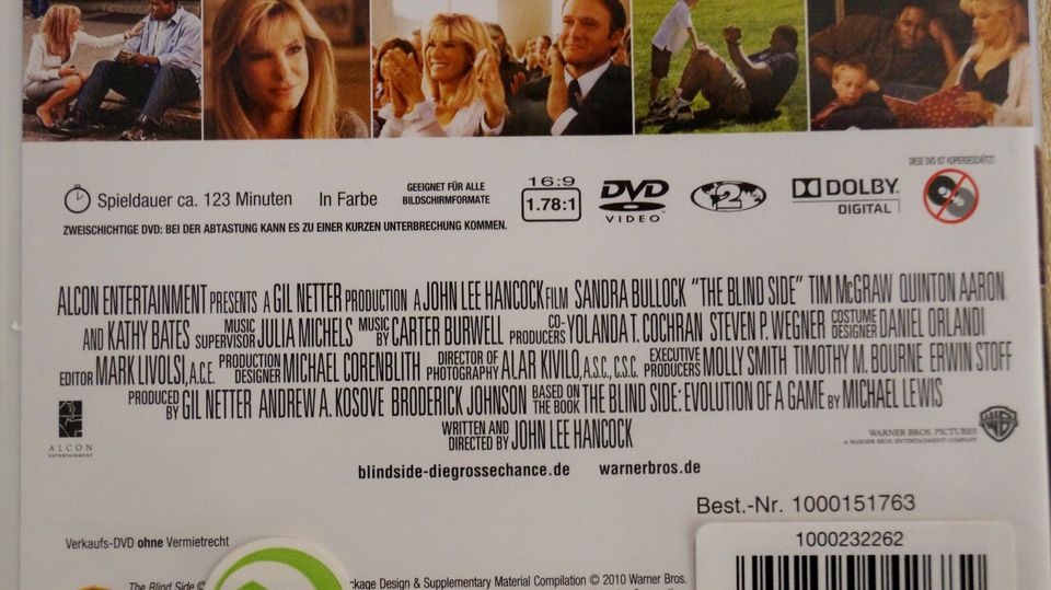 028 - DVD - Blind Side, Die große Chance ( NEU ) in Fulda