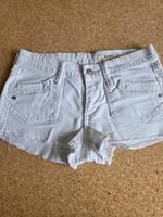 Jeansshorts Hotpants H&M weiß Gr XS 34 Bayern - Selb Vorschau