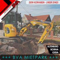 Minibagger Mieten 1,0 t bis 5,5 t - Komatsu Altenburger Land Thüringen - Windischleuba Vorschau