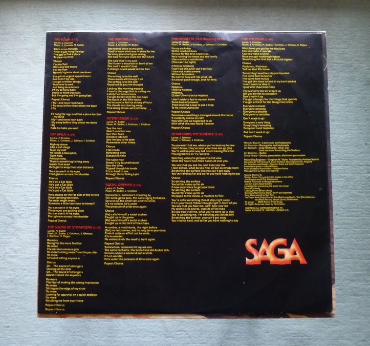 SAGA - HEADS OR TALES - LP Vinyl Germany 1983 in Obertshausen