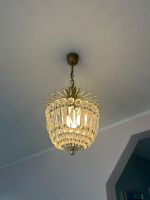 Alter Kronleuchter Messing Glas Vintage Leuchter Lampe Hessen - Rodgau Vorschau