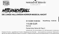 Musical Mitternachtsball Karten Halloween Baden-Württemberg - Mannheim Vorschau