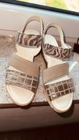 Gabor Keilsandalen oliv Gr. 38 NEU Sandalen GABOR Leder Bayern - Königsmoos Vorschau
