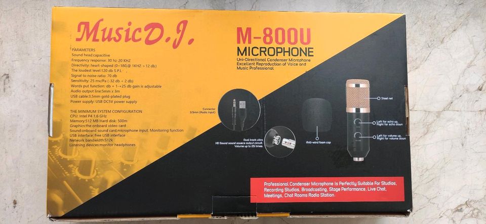 Microphone M-800U in Landshut